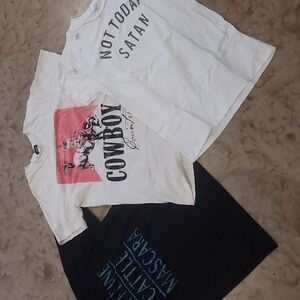 NWOT Cowgirl T-shirt Set Size Large